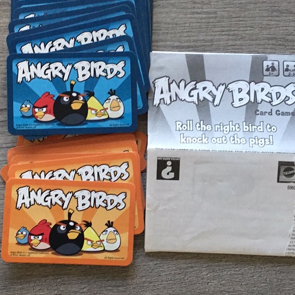 2 Card Games - Angry Birds and Left Brain/Right Brain - Picture 3 of 4
